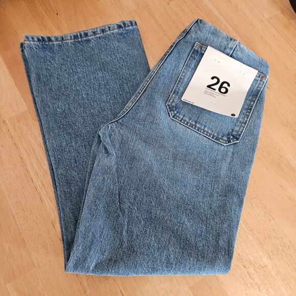 Re/Done Originals Button Front Crop Boot Jeans - Riot - sz 26 - NWT - Picture 8 of 8